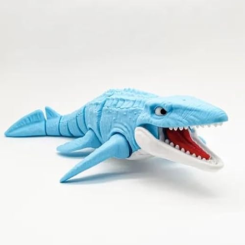 Dinossauro Mosassauro Articulado Impressão 3D 35cm
