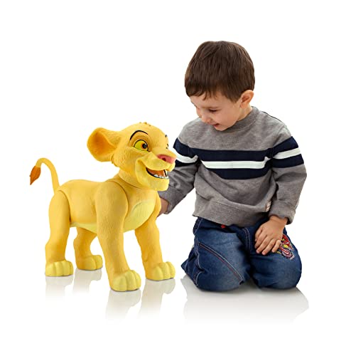 Disney, Rei Leão, figura de ação Simba gigante e articulada, Mimo brinquedos