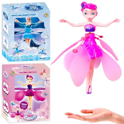 Fada Voadora Boneca Voa com Sensor Flying Fairy Recarregável