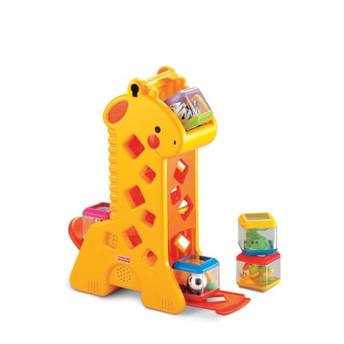 Fisher-Price Girafa com Blocos para Bebês