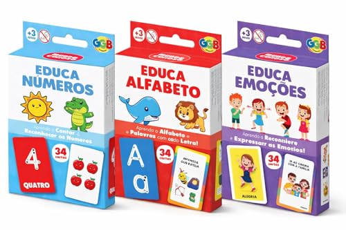 Kit Educativo Infantil 3 em 1 GGB Brinquedos
