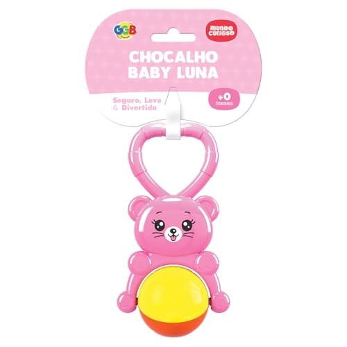 GGB Plast Brinquedo Educativo Chocalho Baby Luna