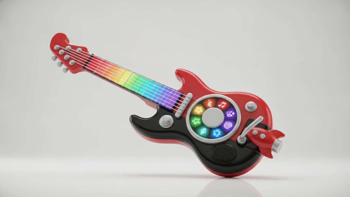 Guitarra Eletrônica de Brinquedo com Efeitos