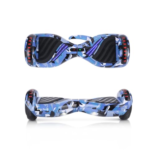Hoverboard com Music Speaker e LED Front Lights All Terrain 6,5"-AZULCAM