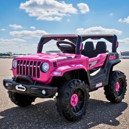 Jipe Infantil Elétrico 12V Rosa com Controle