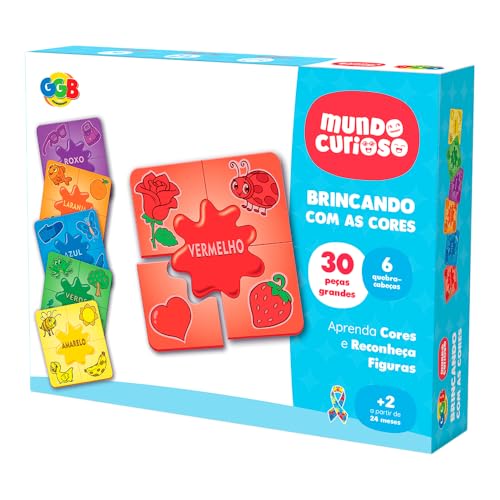 Jogo Brincando com as Cores, GGB Plast, Multicor
