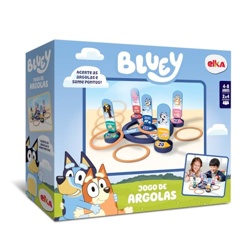 Jogo de Argolas Bluey Elka