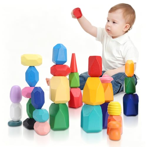 Jogo de Empilhar Pedras Equilibradas