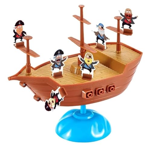 Jogo de Equilíbrio Navio Pirata Estratégia, Atenção e Raciocínio Lógico