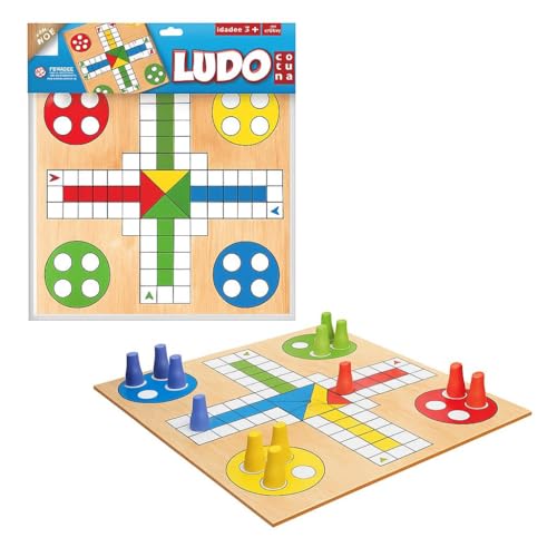 Jogo Ludo Solapa em Madeira