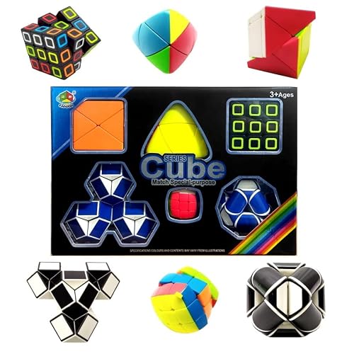 Jogos de Raciocínio Lógico (Cubo Mágico Avançado, Desafios de Madeira)