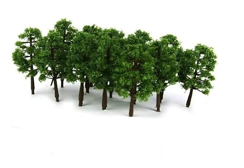 Kit 10 Mini Árvores e Arbustos para Maquete