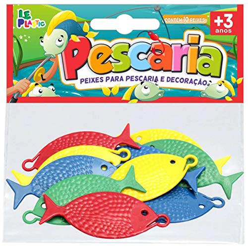 Kit 10 Peixes para Pescaria 9cm