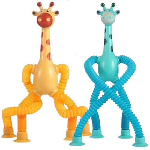 Kit 2 Girafas Mágicas com LED e Ventosa