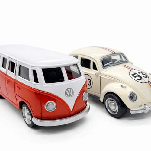 Kit Miniaturas Fusca Herbie e Kombi