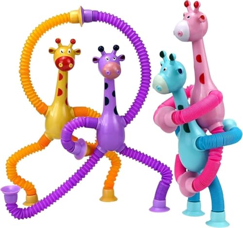 Kit 2 Pop It Girafa com Tubo LED
