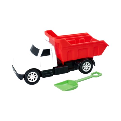 Kit 2x1 Caminhão Basculante e trator de fazenda com pá carregadeira
