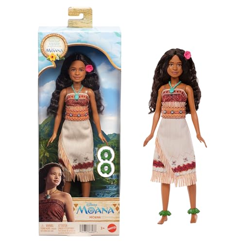 Kit Boneca Moana Live Action Princesa Disney Mattel Articulada