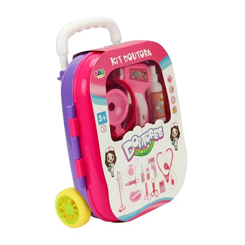 Kit Brincando de Médico Mala Doutora Luz e Som BBR Toys
