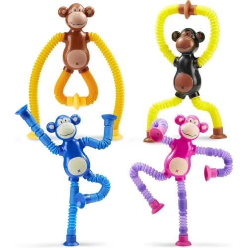 Kit 2 Macaquinhos Pop It com LED
