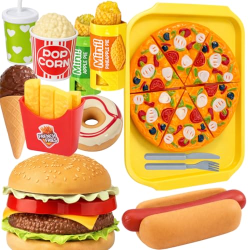 Kit Comidinhas Lanche e Pizza Infantil