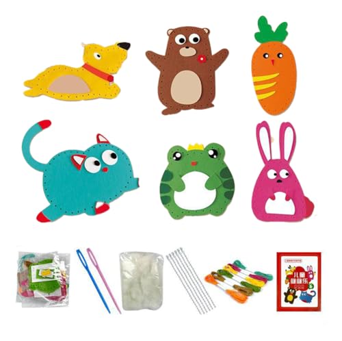 Kit de Costura Infantil com Agulha Sem Ponta