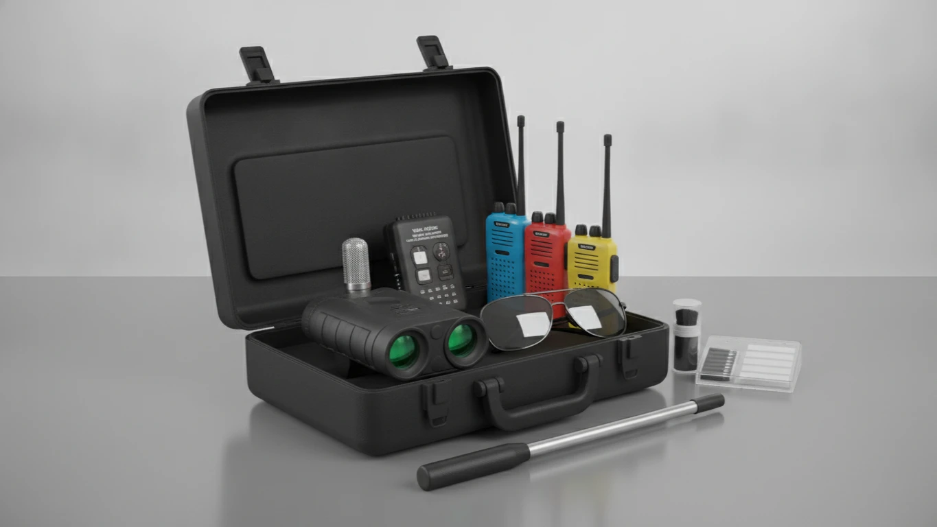 Kit de Detetive Eletrônico com Gadgets
