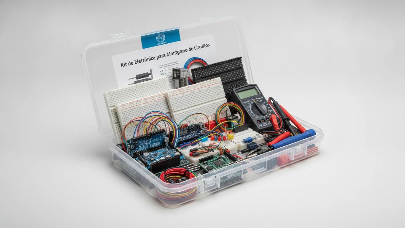Kit de Eletrônica para Montagem de Circuitos
