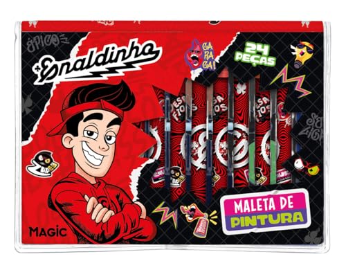 Kit Maleta de Pintura Enaldinho 24 Peças