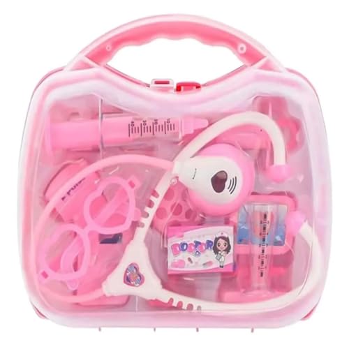 Kit Médico Infantil com Maleta 11 Peças Luz e Som Brinquedo +3 Anos