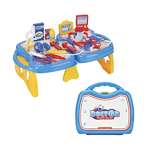 Kit Médico Maleta (G) Azul, Fenix Brinquedos