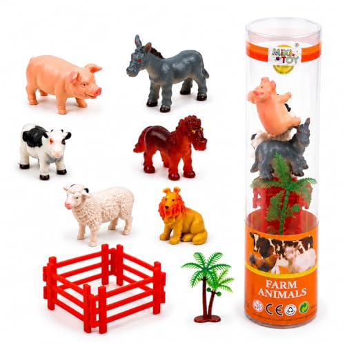 Kit Tubo Mini Animais de Fazenda