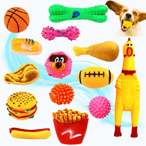 Kit Mordedores e Brinquedos Sonoros para Pets