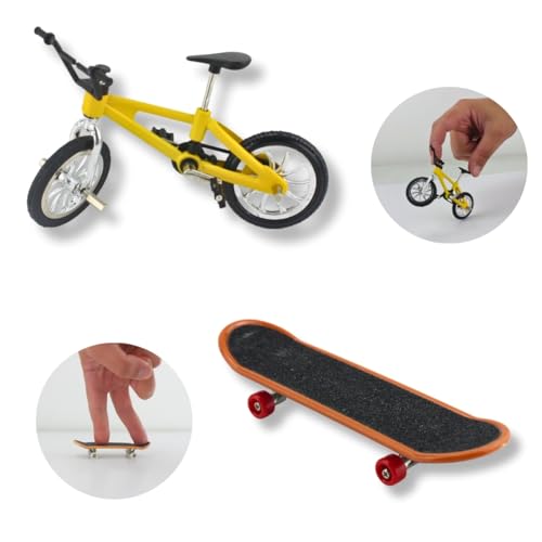 Kit Skate e Bicicleta de Dedo