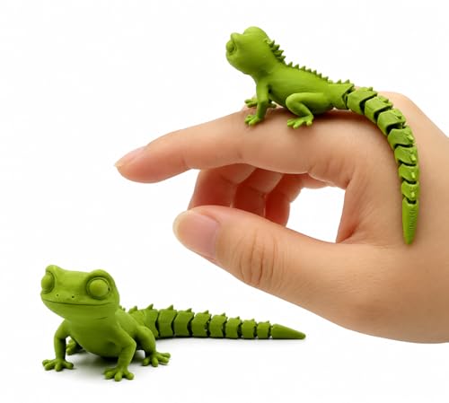 Lagarto Articulado 3D Mini Réptil