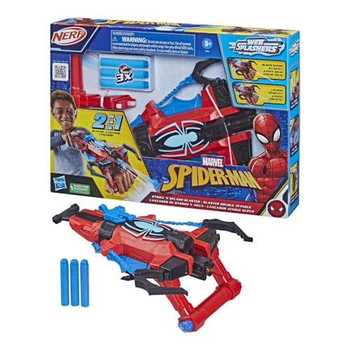 Lançador Nerf Aranha Marvel Ataque Duplo