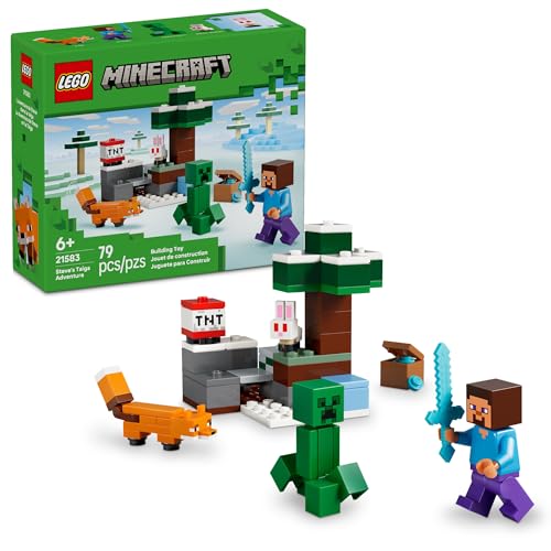 LEGO Minecraft Aventura do Steve na Taiga