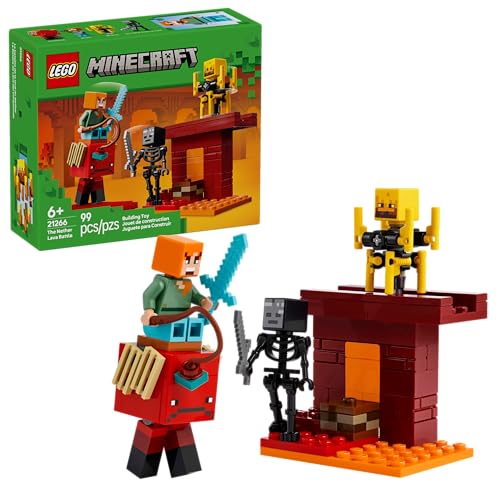 LEGO Minecraft Batalha de Lava no Nether