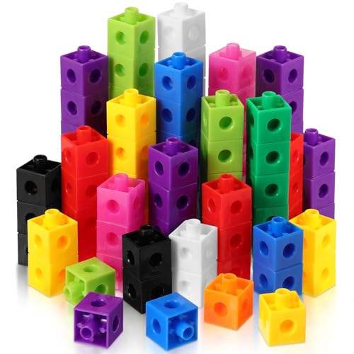 Linking Cubes Jenaai 100 Peças para Matemática e STEM