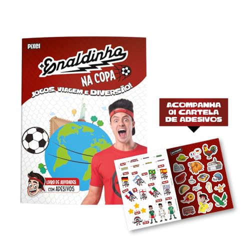 Livro Enaldinho na Copa: Jogos, Viagem e Diversão