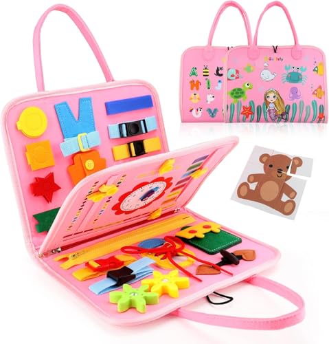 Maleta Sensorial Educativa Montessori Rosa