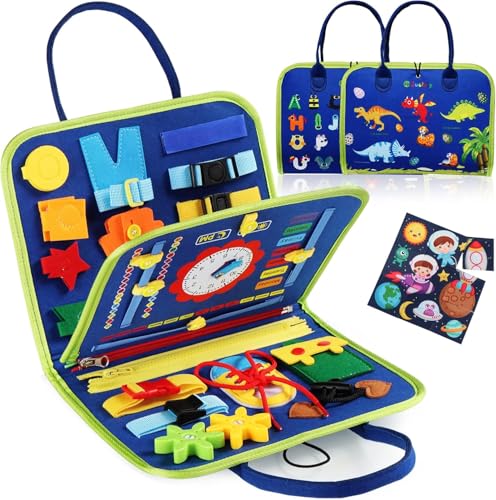 Maleta Sensorial Montessori Infantil Azul