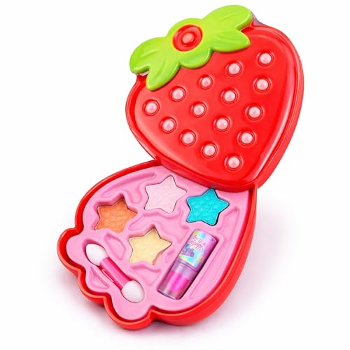Maquiagem para Crianças Estojo Infantil Little Beauty Moranguinho