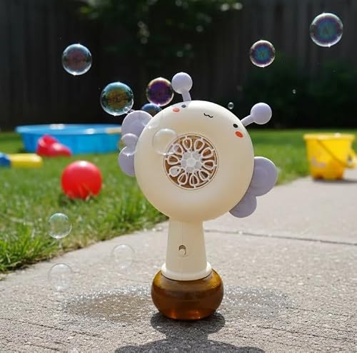 Máquina Lançador de Bolhas Giratório com Leds