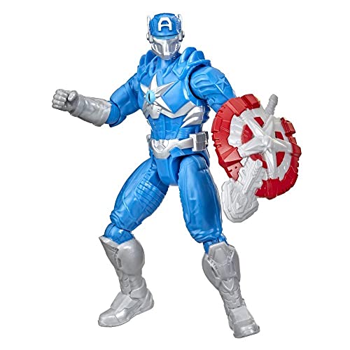 Marvel Boneco Mech Strike Monster Hunters Capitão América