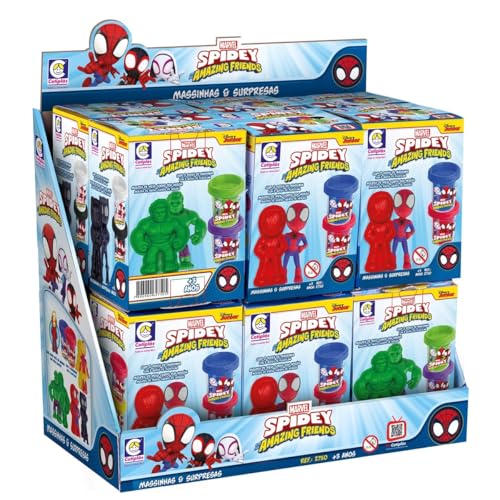 Massinha Spidey e Amigos Surpresa