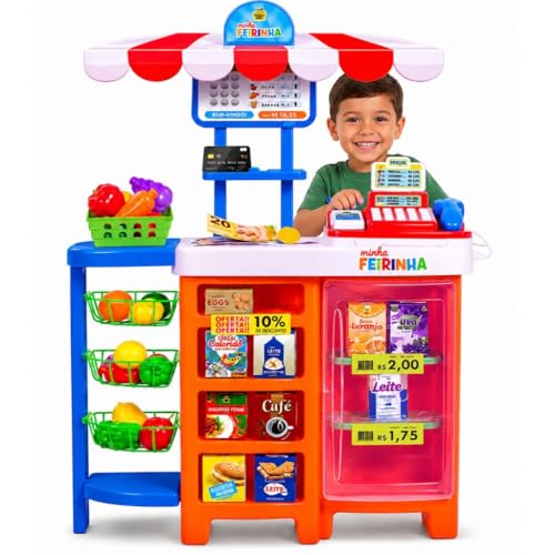 Mercadinho Infantil com Caixa Registradora