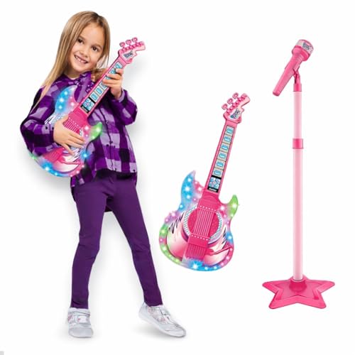 Microfone Infantil com Pedestal e Efeitos