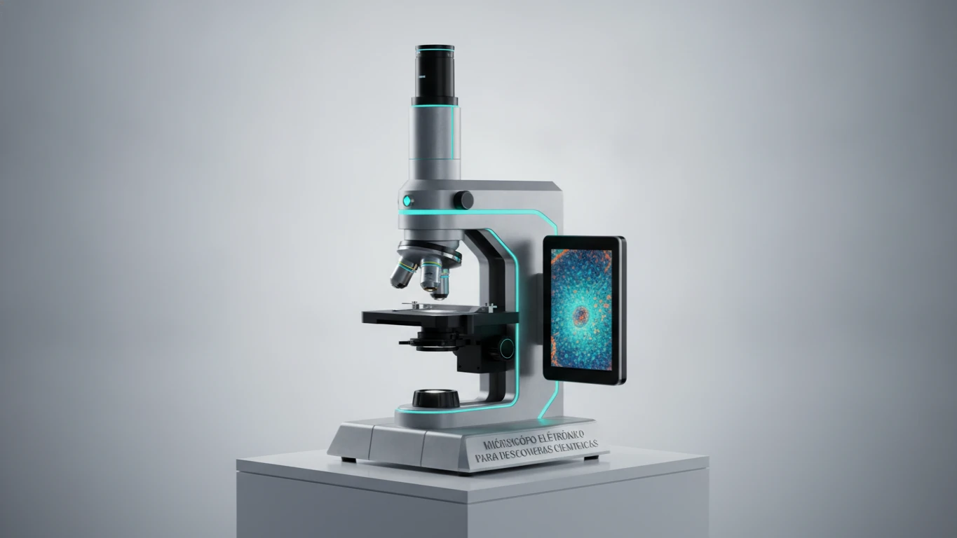 Microscópio Eletrônico para Descobertas Científicas