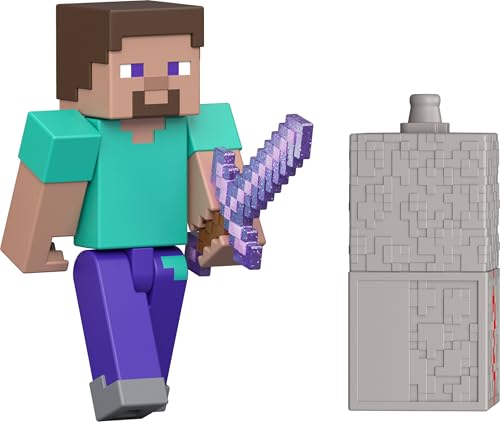 Minecraft Vanilla: Figura Steve com Redstone